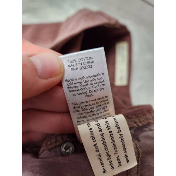 Bullhead Womens Cut Off Denim Shorts Pink Distressed High Rise Button Fly 25 - Picture 7 of 7